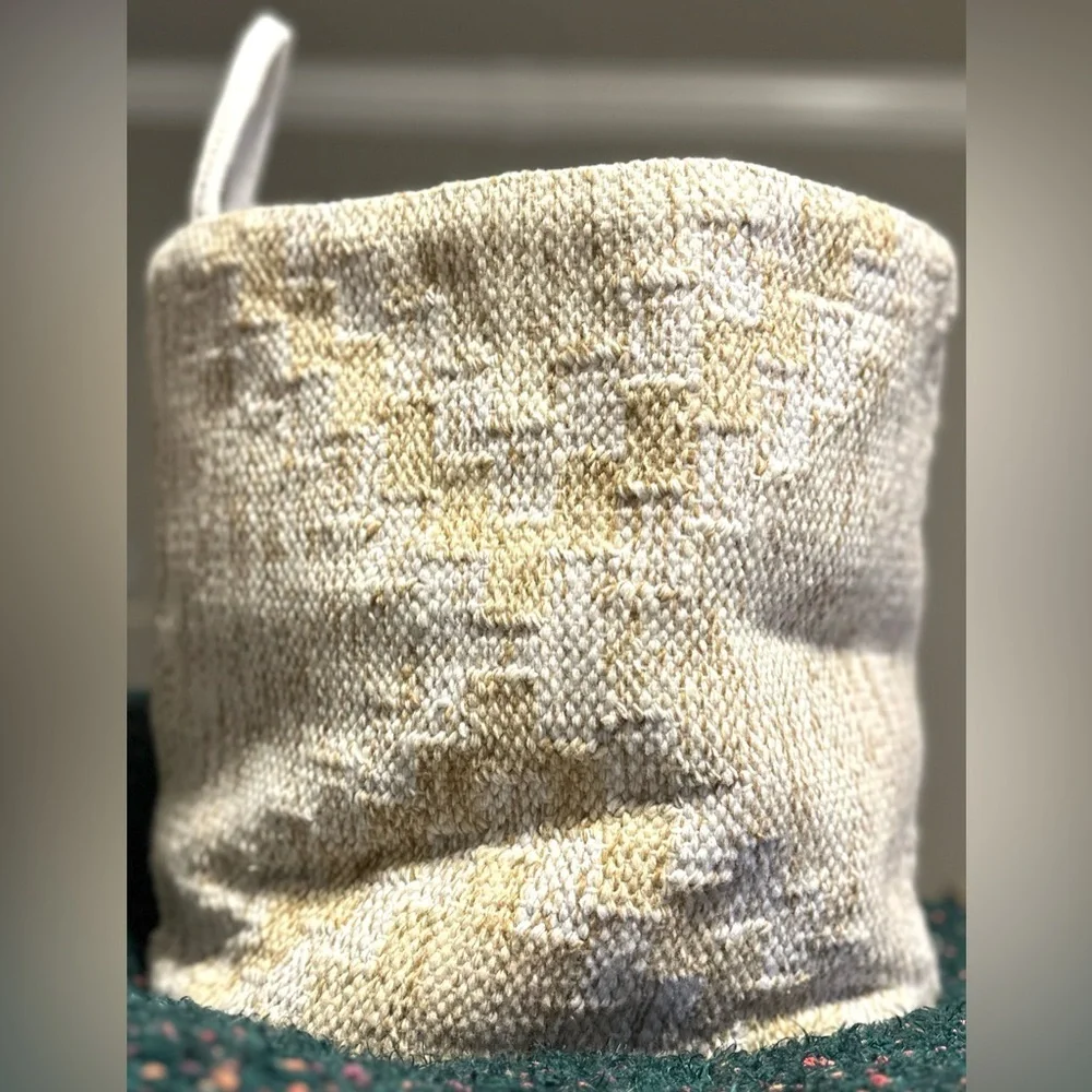 Anthropologie Celma Indoor Outdoor Storage Basket NWOT